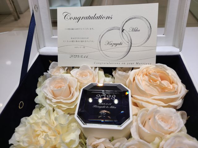 店頭で受けとる際、このようにもってきてくれました!