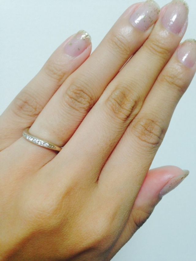 新婦　結婚指輪