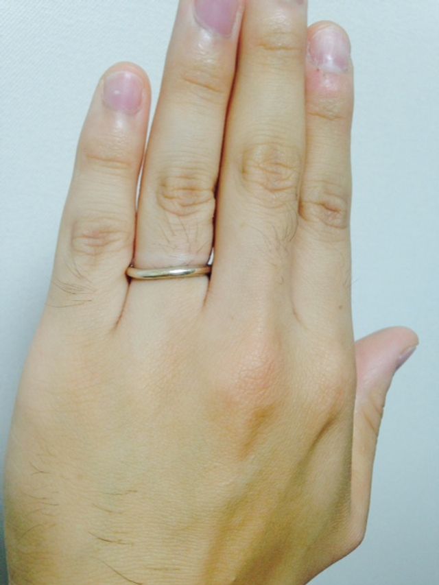 新郎　結婚指輪