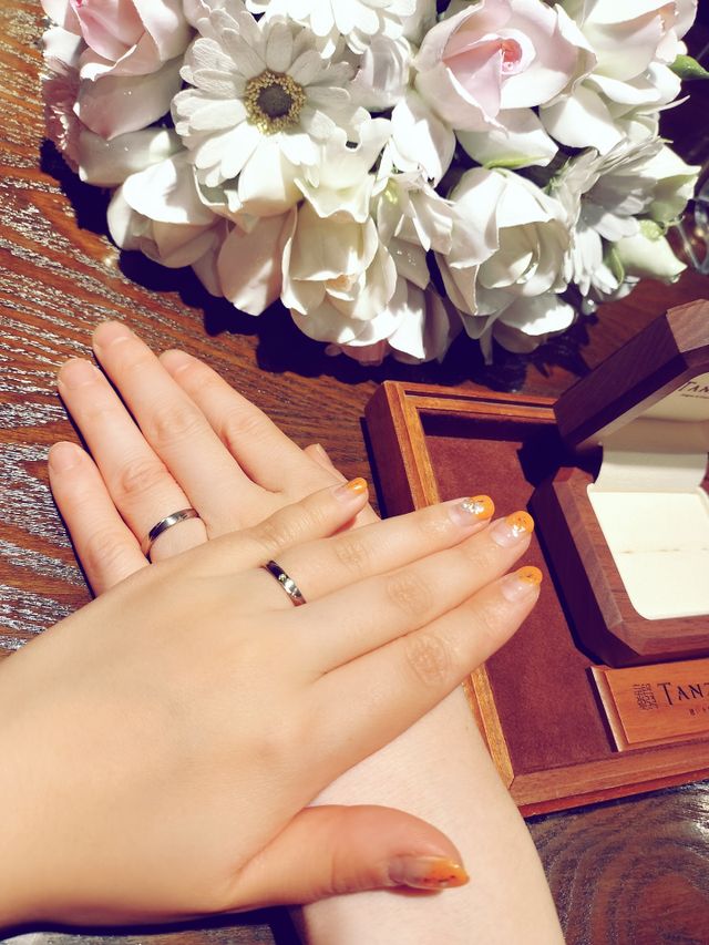 結婚指輪作りました！