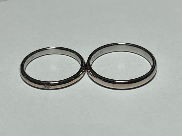 指輪はYUIというデザインのものを選びました。