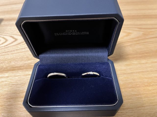 結婚指輪の写真です！