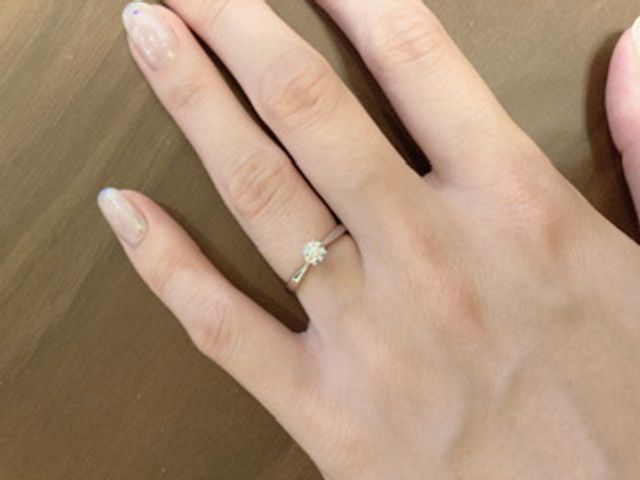 上から見た時の写真です。
