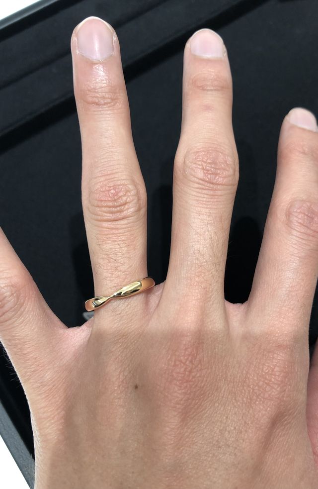 ローズゴールド着用時