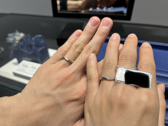 1番のお目当てのメレ多め