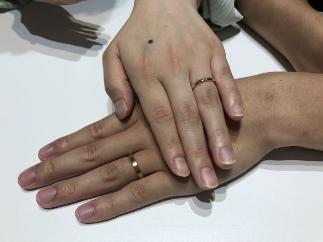 試着させていただいた時に、撮ってもらいました。