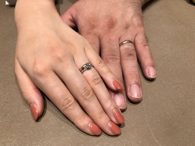 2人のイメージにぴったりの指輪が選べました！