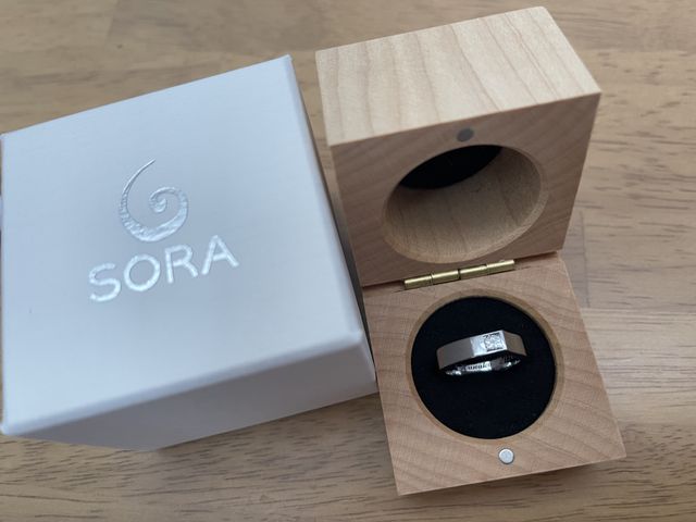 彼女の好みの指輪になりました。