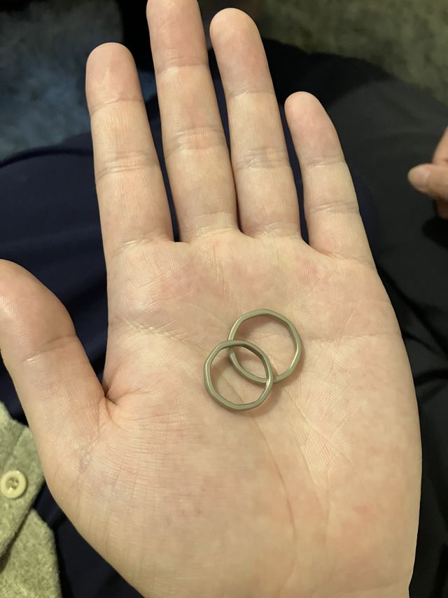 指輪の写真