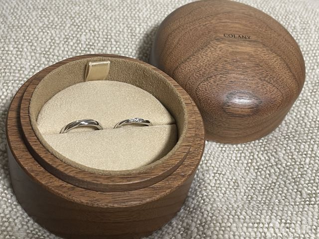 セットデザインにしました。斜めに入った模様がお揃いです！