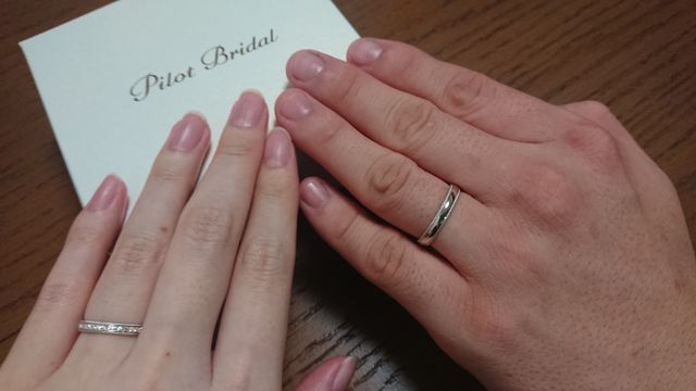 箱から出して早速着けました。