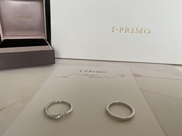 アイプリモで結婚指輪を買いました。