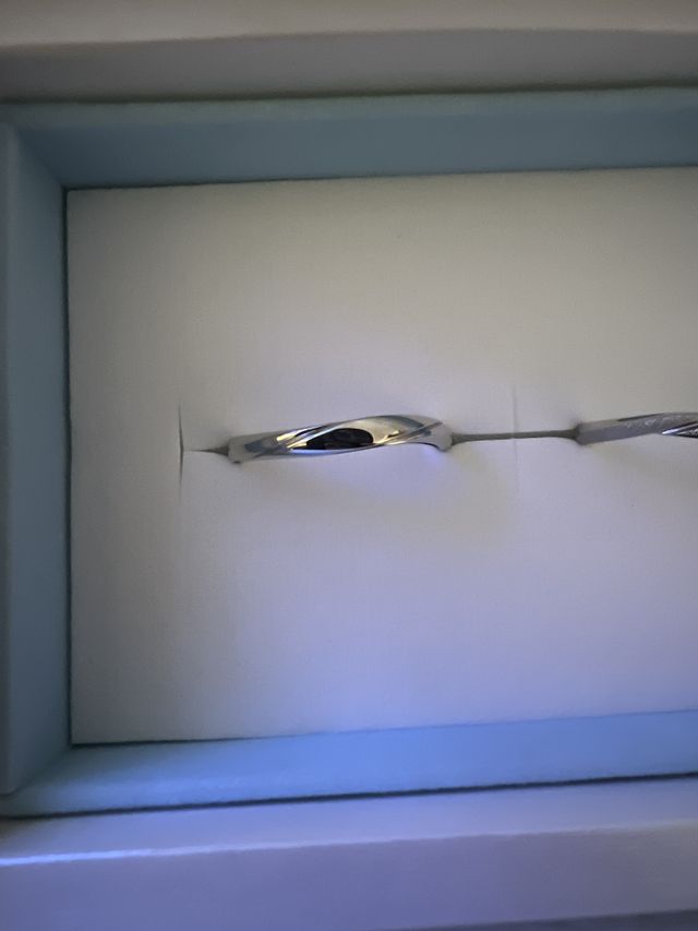 僕の結婚指輪です