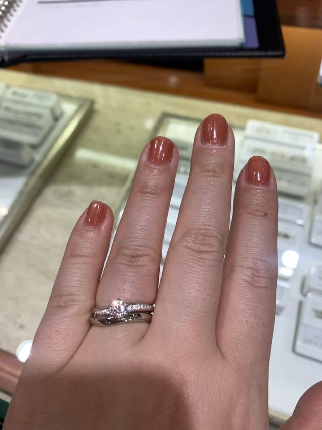 セットリングで流線型のデザインを試してみました。