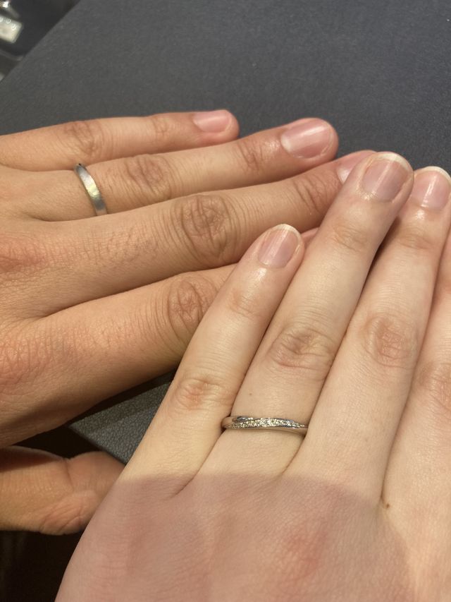 指が綺麗にみえます