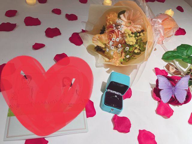 プロポーズの時の写真