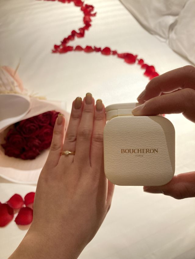 プロポーズでもらった時の写真