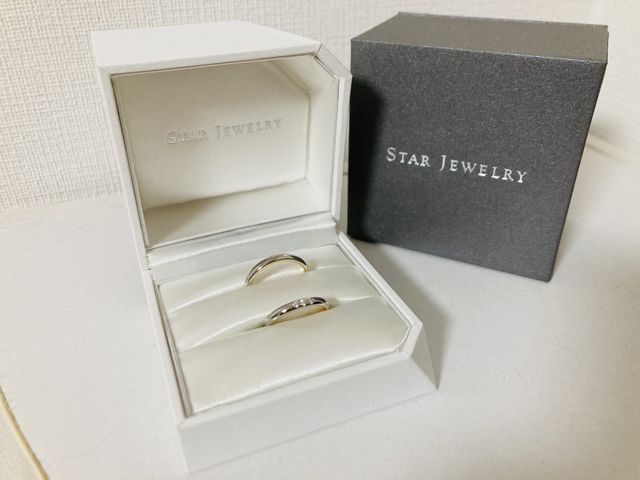 結婚指輪です。