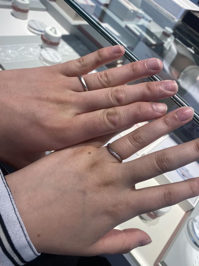 つけている写真