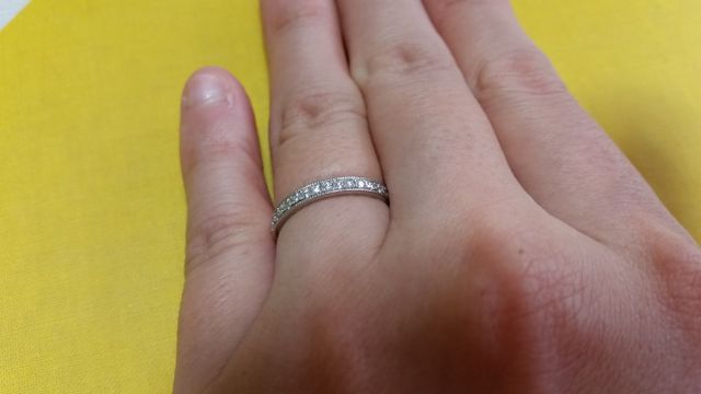 きらきらしているものが好きな私の好みを汲んで頂きました