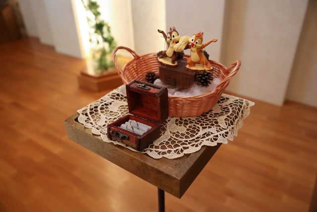 結婚式で使用したリングピロー