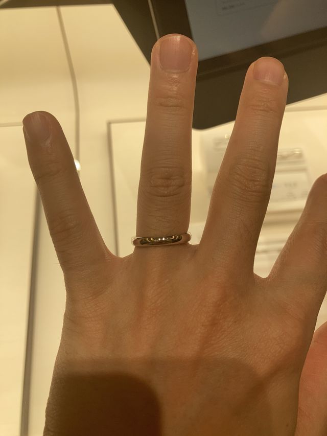 試着時の写真です