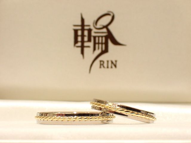 一目惚れした チタンの独特の色が素敵な指輪です。
