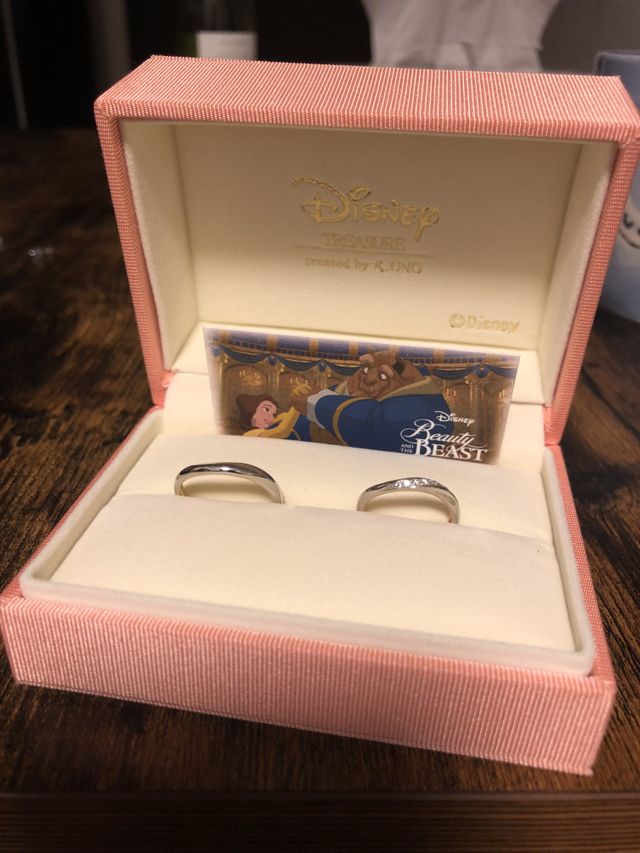 元々あるデザインにお気に入りのディズニー刻印を入れました！