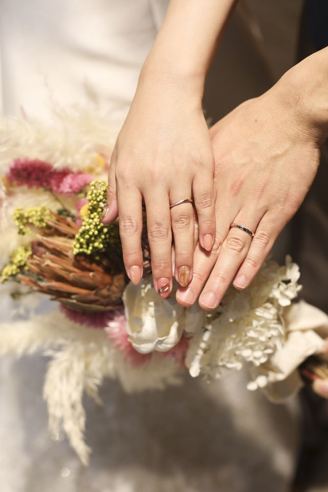 結婚式当日の写真