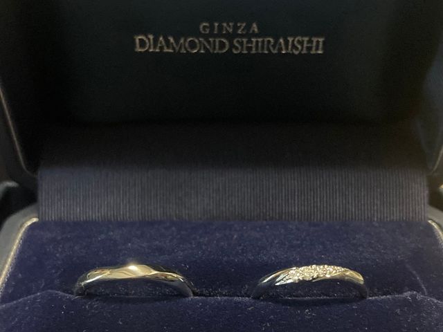 購入した結婚指輪