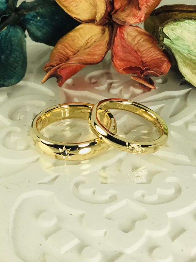 シンプルな指輪にしました。