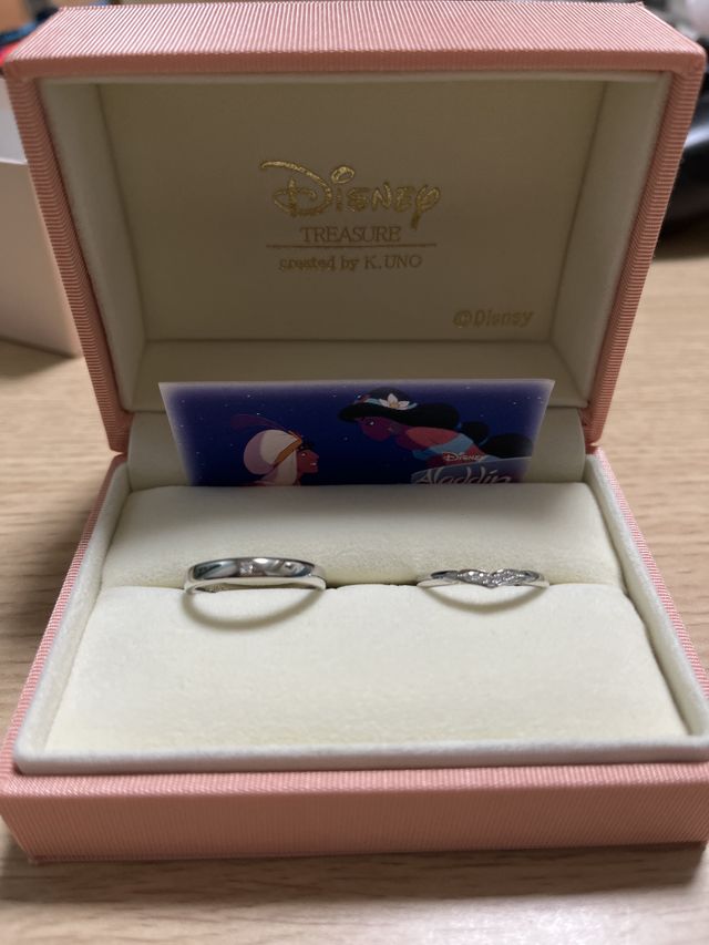 アラジンモチーフの指輪にダイヤを追加しました！