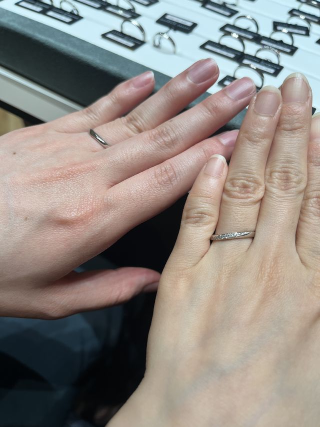 1番気に入ったものの試着写真