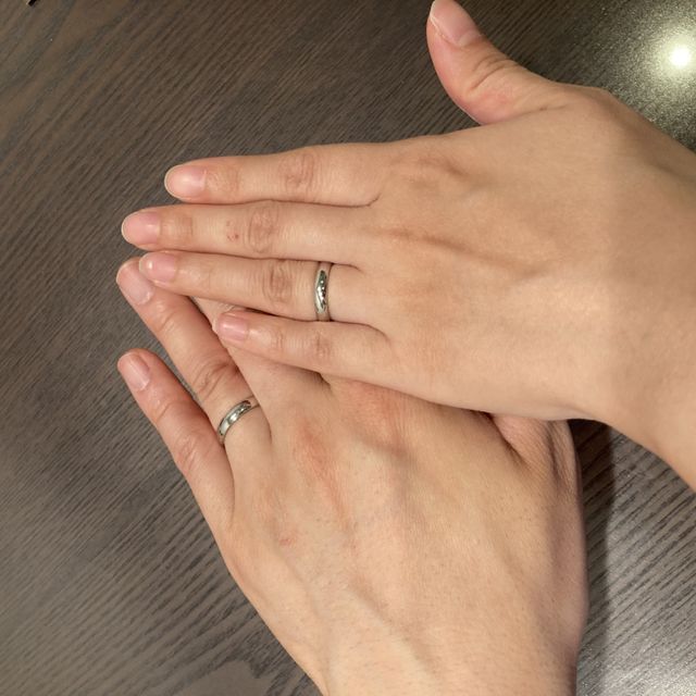 試着した画像です。