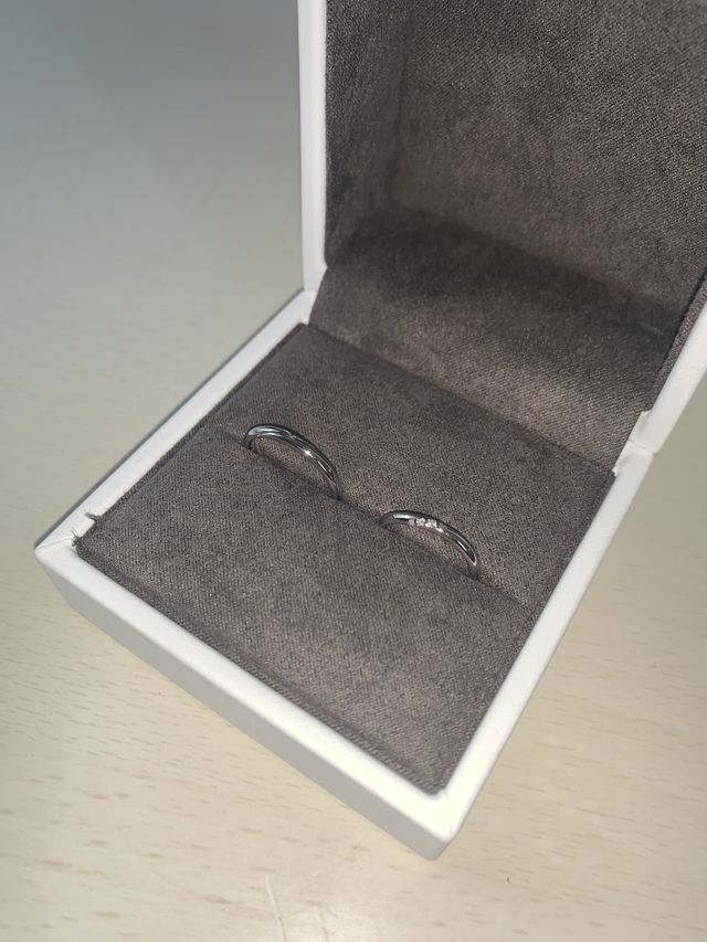 自宅で撮った指輪の写真です。