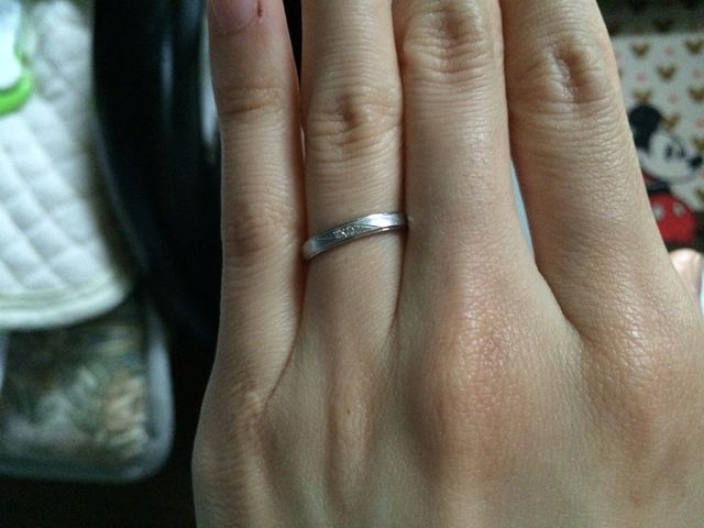 結婚指輪です。