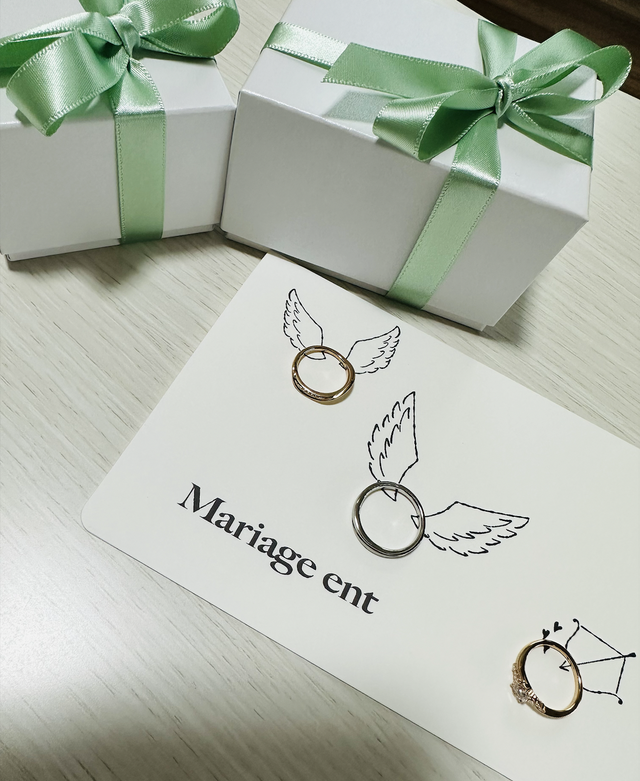 婚約指輪、結婚指輪