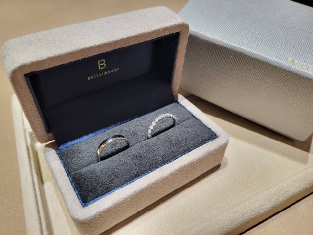 スクエアハーフエタニティ2.3mm、オーバル3.0mm