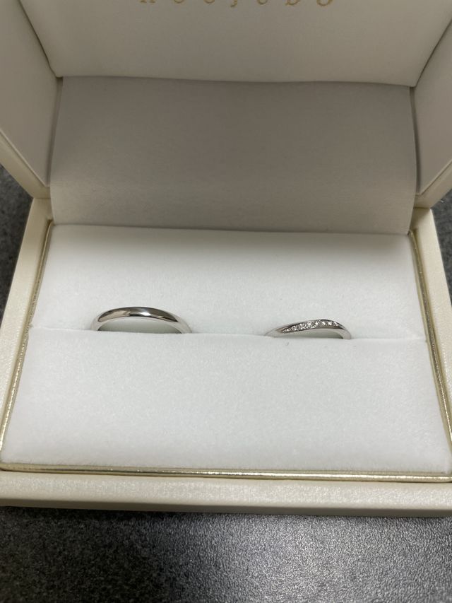 結婚指輪を購入。
