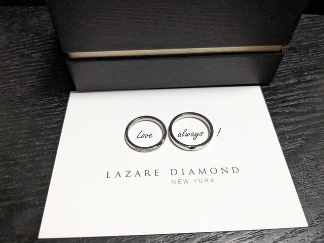 マリッジリングです！
思っまより早く届きました♪