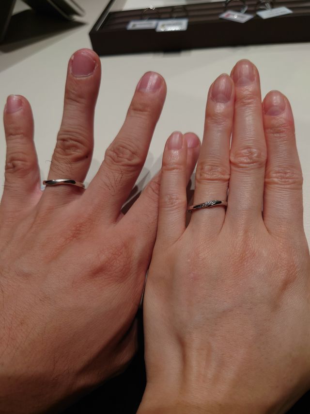 ペアでノクターナルという指輪の完成です。