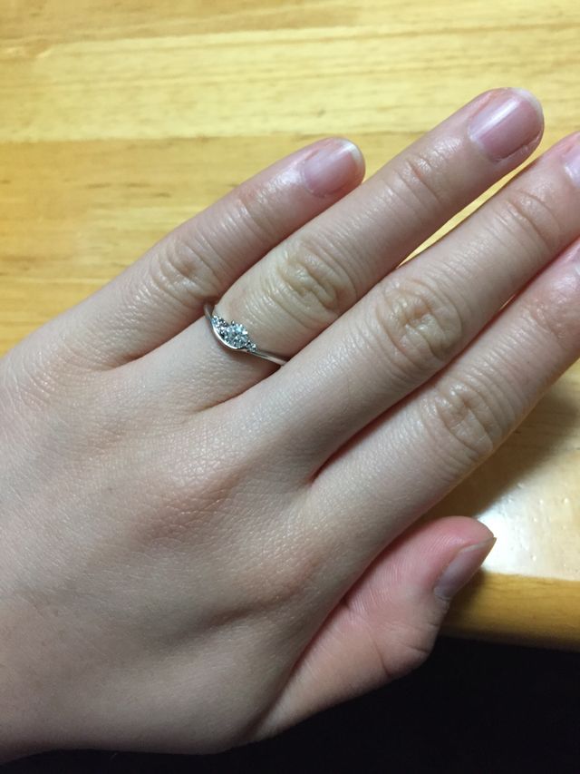 ダイヤの輝きが違います