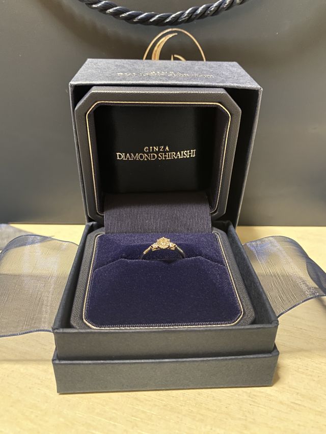 自分好みの指輪が出来上がって大満足です。