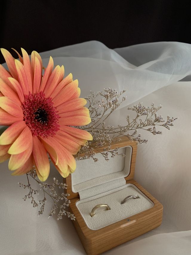 お店の方がお洒落に撮ってくれて送って頂きました