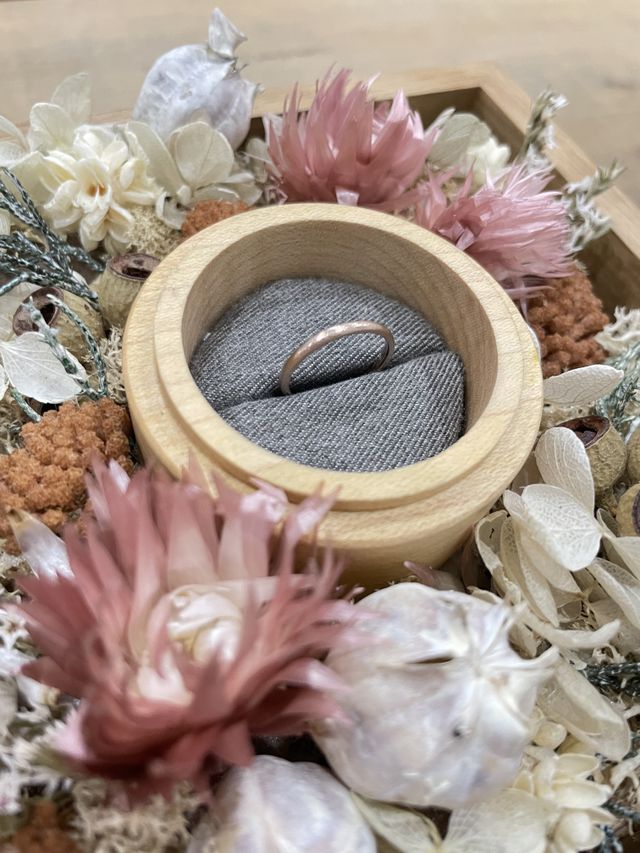 婚約指輪、これから石がつきます