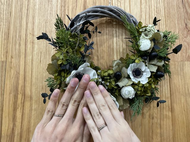 石がつく前のセットリング