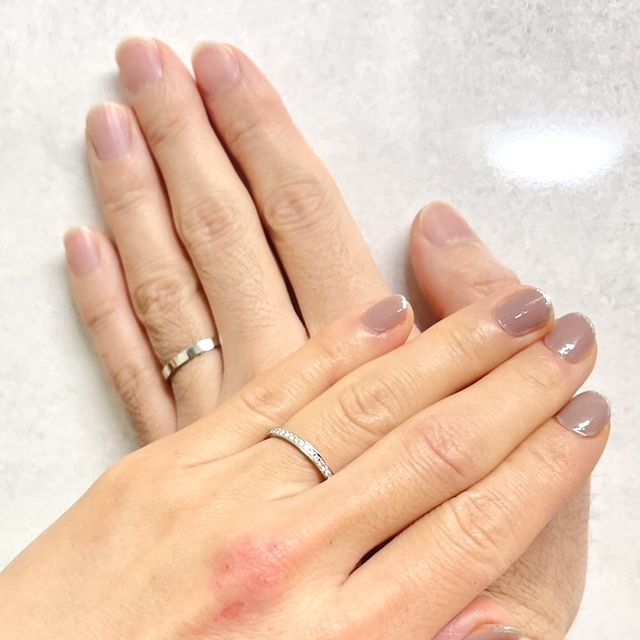 シンプルかつ可愛いデザインの指輪でとても気に入ってます。