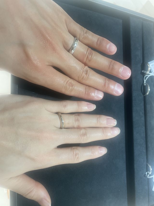 ミルグレイン バンド リング