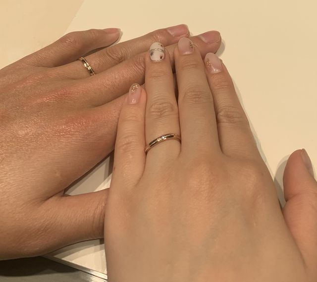 2人の手の形にフィット