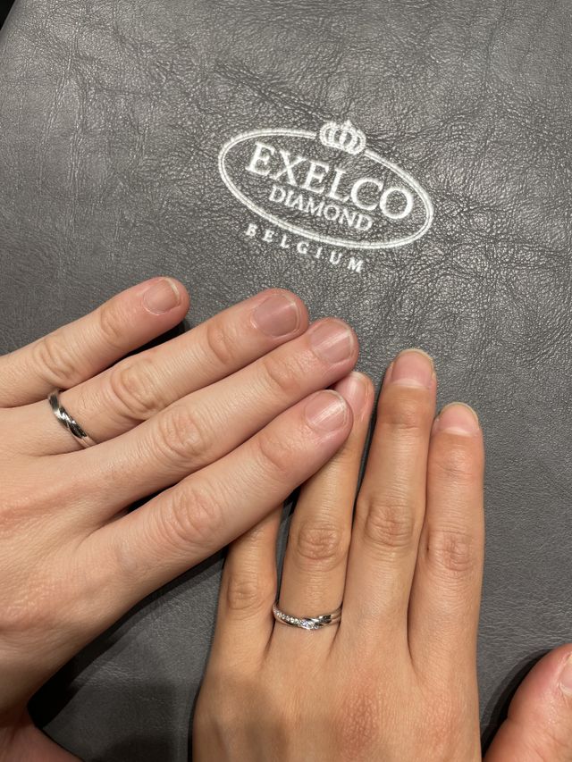 購入後エクセルコさんのブランド名が見える様に撮影しました。